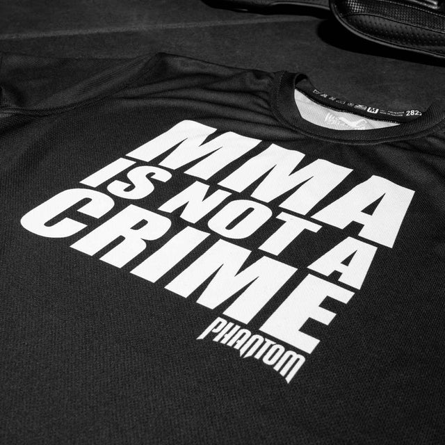Triko Phantom Athletics EVO MMA Is Not A Crime – Černé