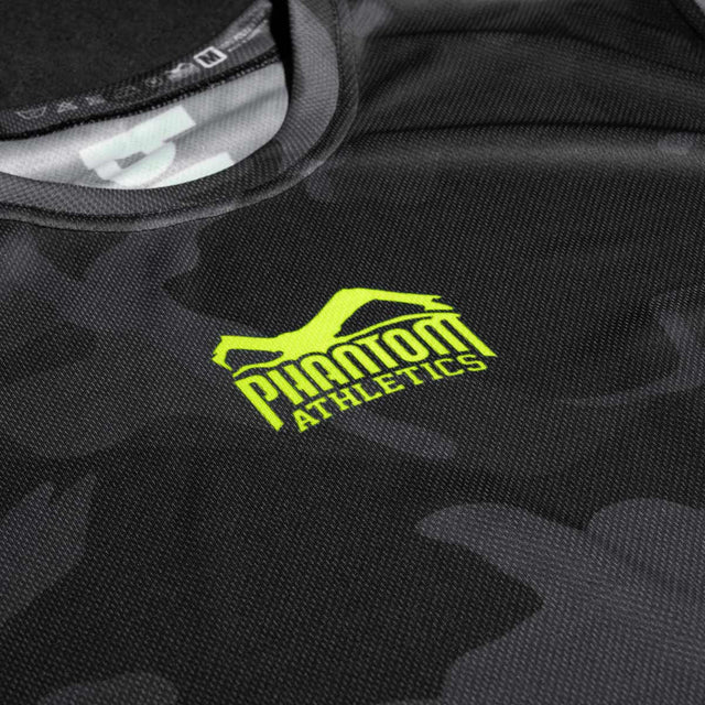 Phantom Athletics Trainingsshirt EVO Neon – Schwarz Camo/Neon