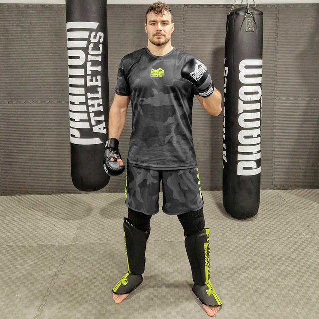 Phantom Athletics Trainingsshirt EVO Neon – Schwarz Camo/Neon