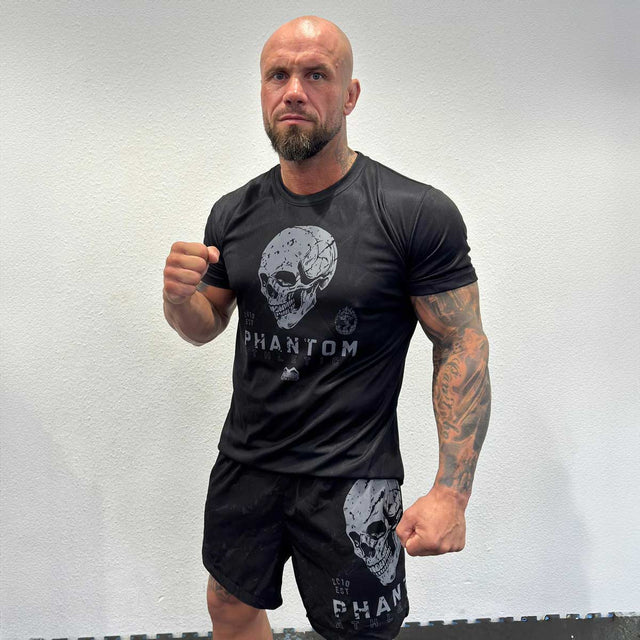 Phantom Athletics Trainingsshirt EVO Skull – Schwarz