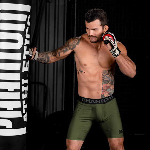 Phantom Athletics Kompressionsshorts Vector Apex – Khaki