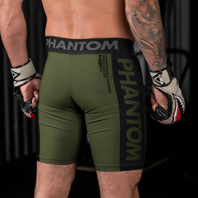 Phantom Athletics Kompressionsshorts Vector Apex – Khaki