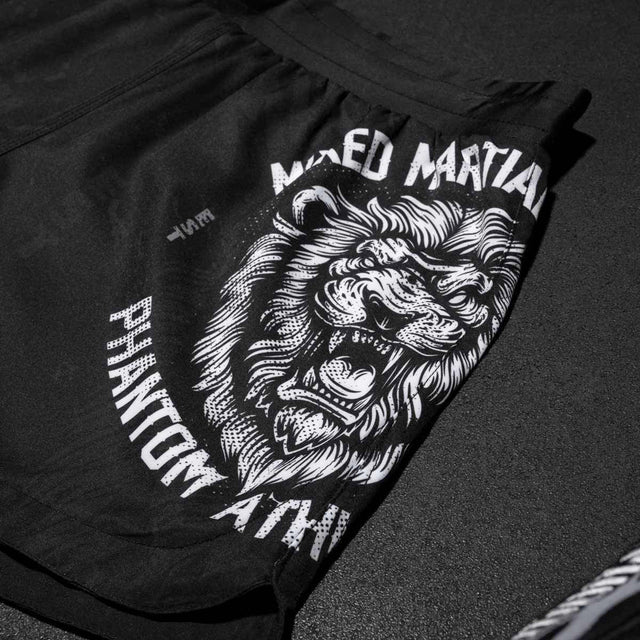 Spodenki MMA Phantom Athletics Fusion Lionheart – Czarne