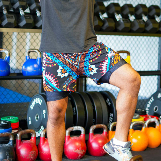 Pantaloncini MMA Phantom Athletics Fusion 2in1 Hakuna Matata – Multicolore