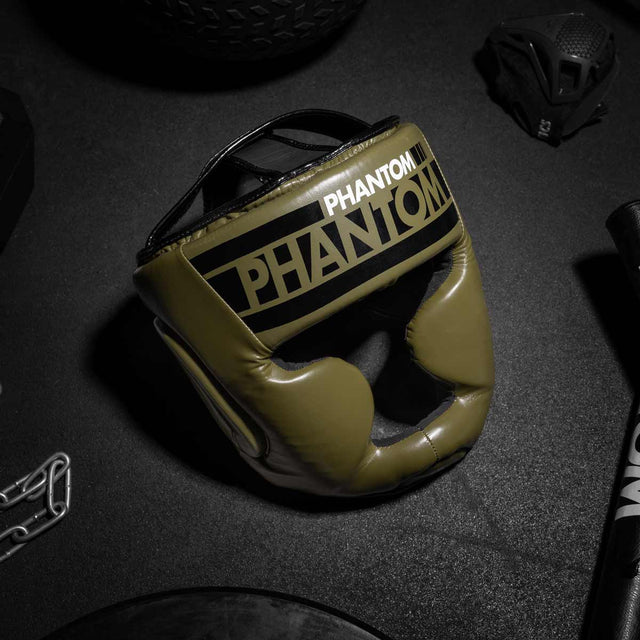Casco da boxe Phantom Athletics Apex Full Face – Verde