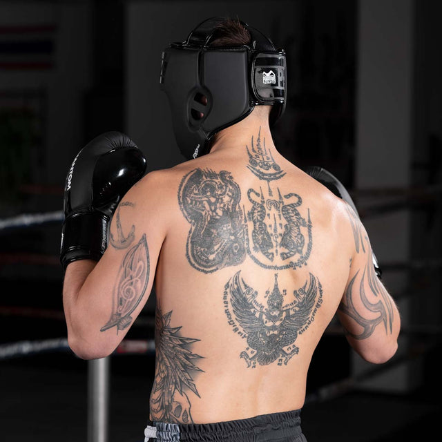 Casco de boxeo Phantom Athletics Apex Open Face – Negro