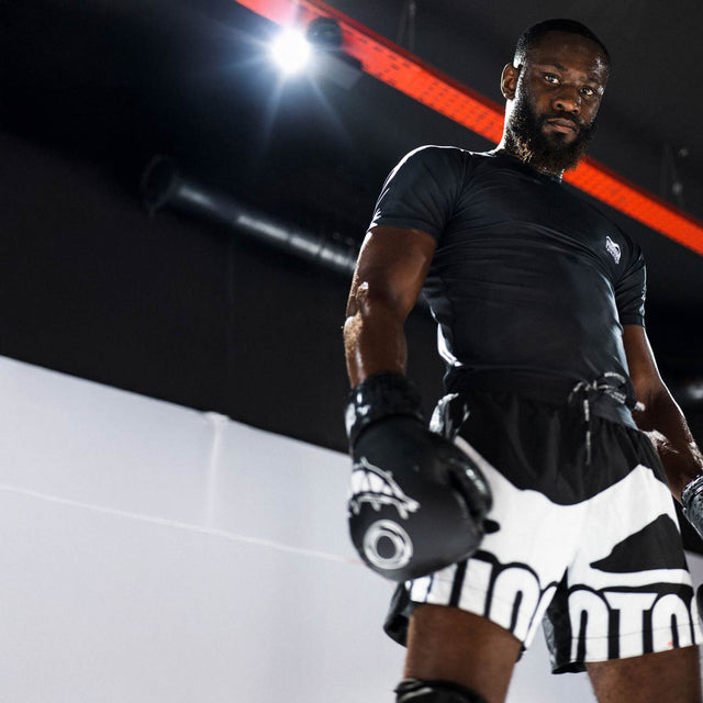 Phantom Athletics MMA-shorts Fusion-R 2in1 Savage – Sort/Hvid
