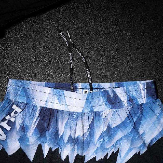 Calções de MMA Phantom Athletics Fusion-R Iceman – Preto/Azul