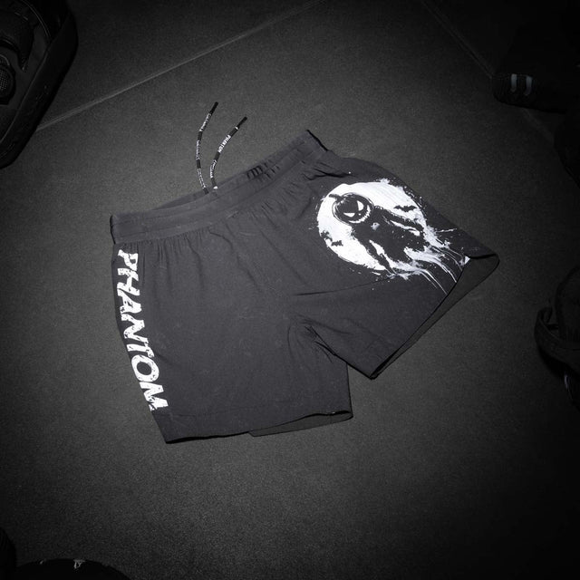Pantalones de MMA Phantom Athletics Fusion-R Pumpkill – Negro/Gris