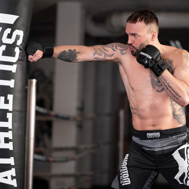 Luvas de MMA Phantom Athletics Apex Fight – Preto