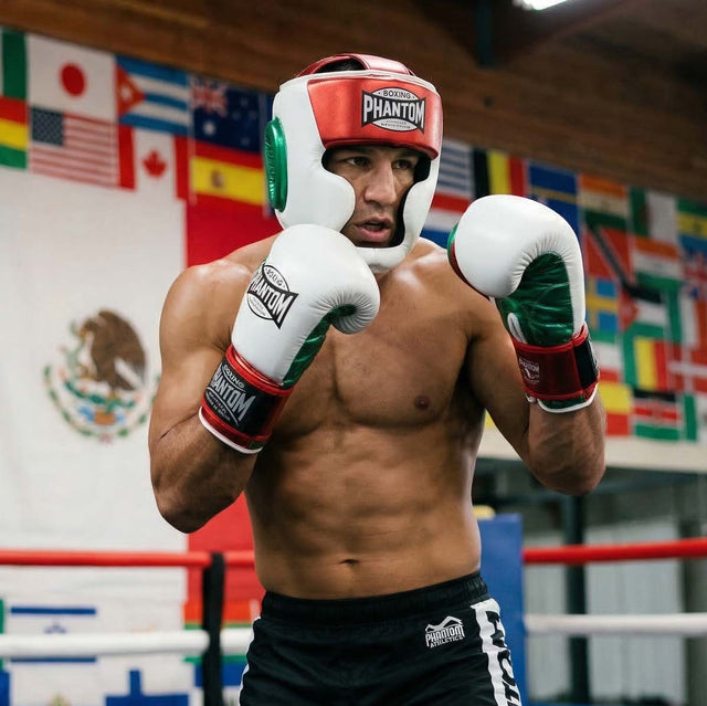 Phantom Athletics Boxing gloves Mexico – White/Green/Red