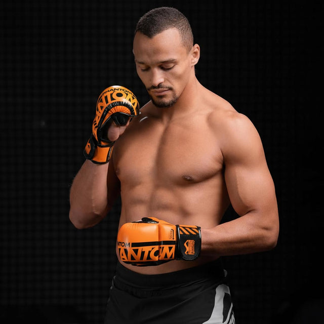 Luvas de MMA Phantom Athletics APEX – Laranja Neon
