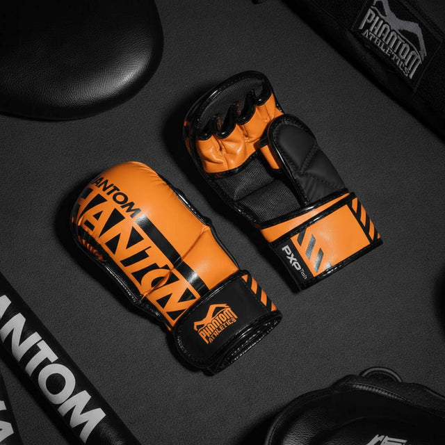 Luvas de MMA Phantom Athletics APEX – Laranja Neon