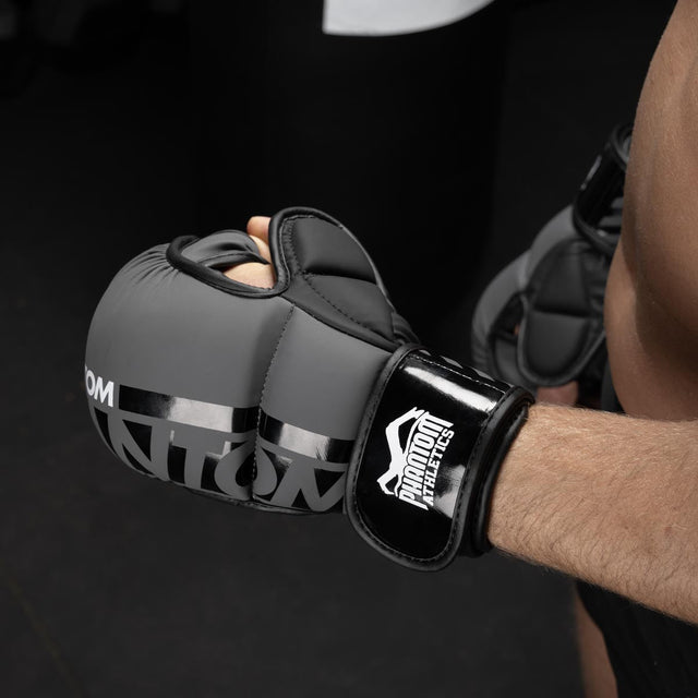 MMA rukavice Phantom Athletics APEX – Šedé