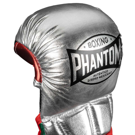 Phantom Athletics MMA-handskar Mexico – Silver/Grön/Röd
