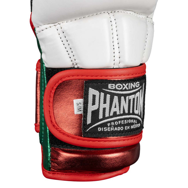 Luvas de sparring MMA Phantom Athletics Mexico – Branco/Verde/Vermelho