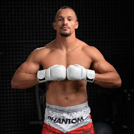 Phantom Athletics MMA-handskar sparring Muay Thai – Frost vit