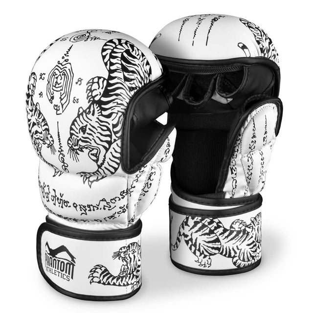 Phantom Athletics MMA-Sparringshandschuhe Muay Thai – Schwarz/Gold