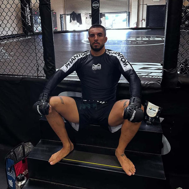 Luvas de MMA Phantom Athletics Apex Fight – Preto
