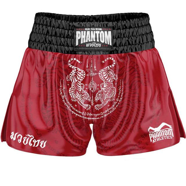 Pantaloncini Muay Thai Phantom Athletics Sak Yant – Rosso