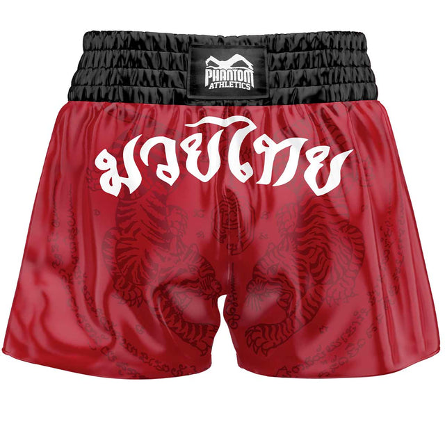 Pantaloncini Muay Thai Phantom Athletics Sak Yant – Rosso