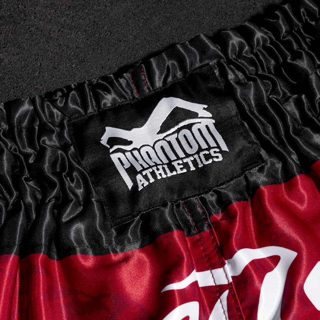 Pantaloncini Muay Thai Phantom Athletics Sak Yant – Rosso