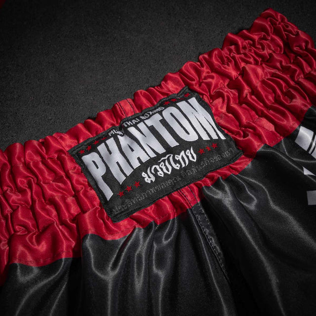 Pantaloncini Muay Thai Phantom Athletics Tiger Unit – Nero
