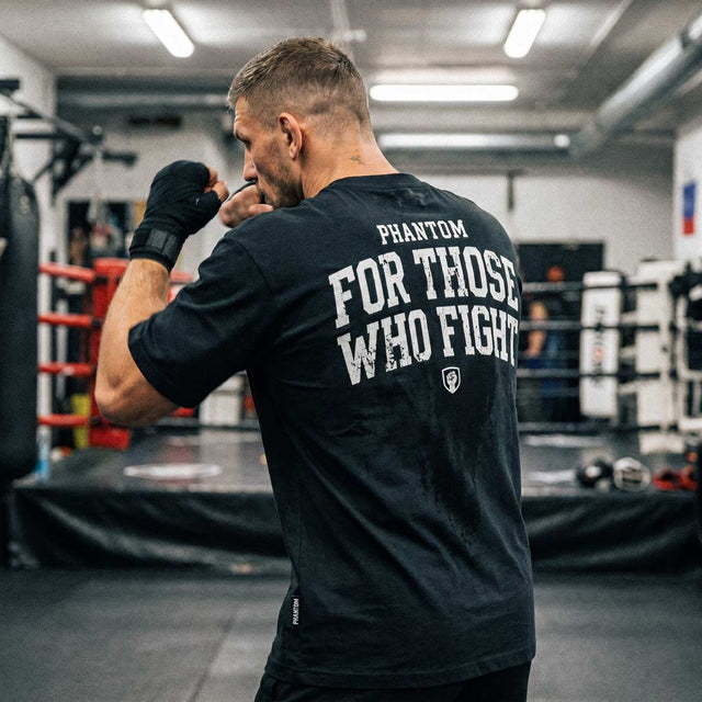 Phantom Athletics T-Shirt FOR THOSE WHO FIGHT - Sort