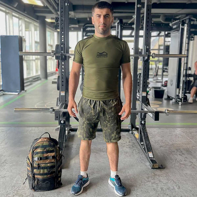 Rashguard Phantom Athletics EVO Apex Maniche Corte - Army