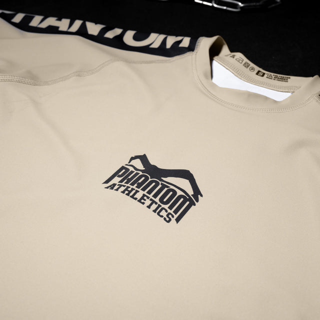 Rashguard Phantom Athletics EVO Apex manches courtes – Sable