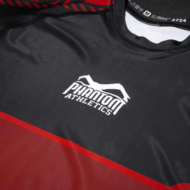 Phantom Athletics Rashguard EVO Apex Short Sleeves - Red