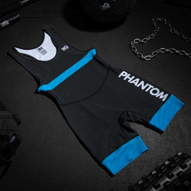 Phantom Athletics Brottningssinglet Raptor Barn - Röd/Blå