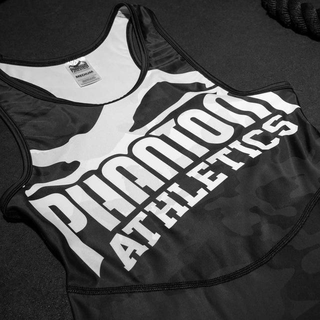 Phantom Athletics Worstelsinglet Warfare - Negru/Urban Camo