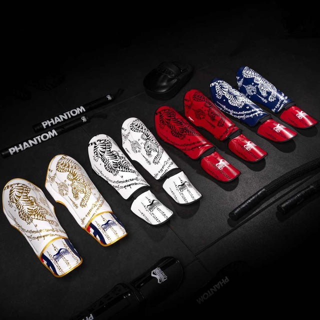 Phantom Athletics Shin Guards Muay Thai – Red