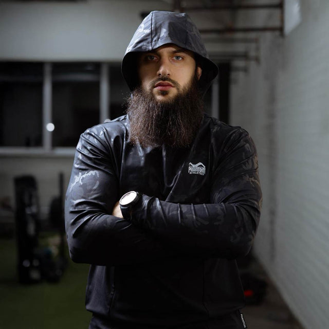 Phantom Athletics Hoodie Shadow - Sort/Camo