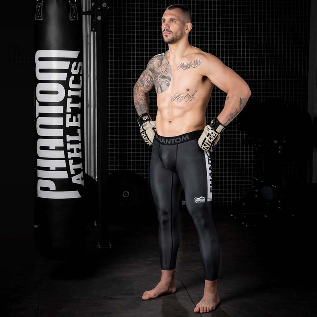 Pantaloncini a compressione Phantom Athletics APEX – Nero