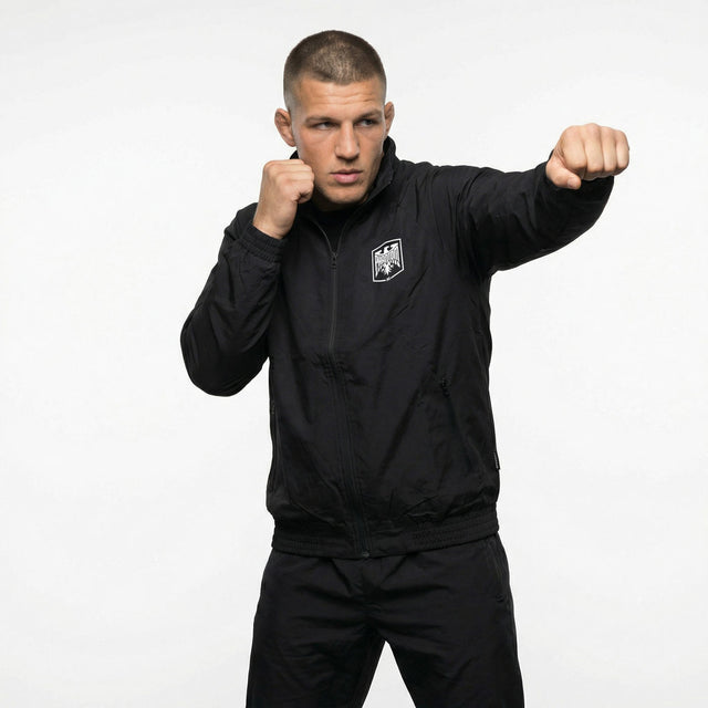 Jacheta de antrenament Phantom Athletics DMC Germany Eagle - Negru/Roșu/Galben