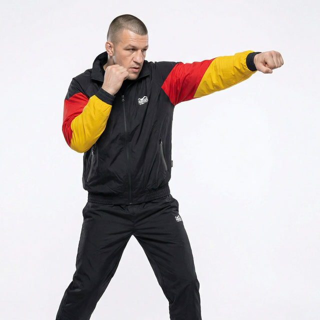 Phantom Athletics Trainingsjacke DMC Team Germany – Schwarz/Rot/Gold