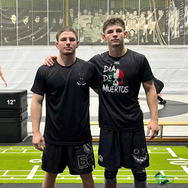 Phantom Athletics Tréninkové tričko EVO Mexico – Černá/Šedá