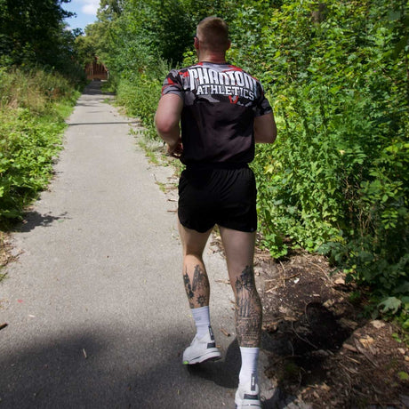 Phantom Athletics Tréninkové tričko EVO Camo – Červené