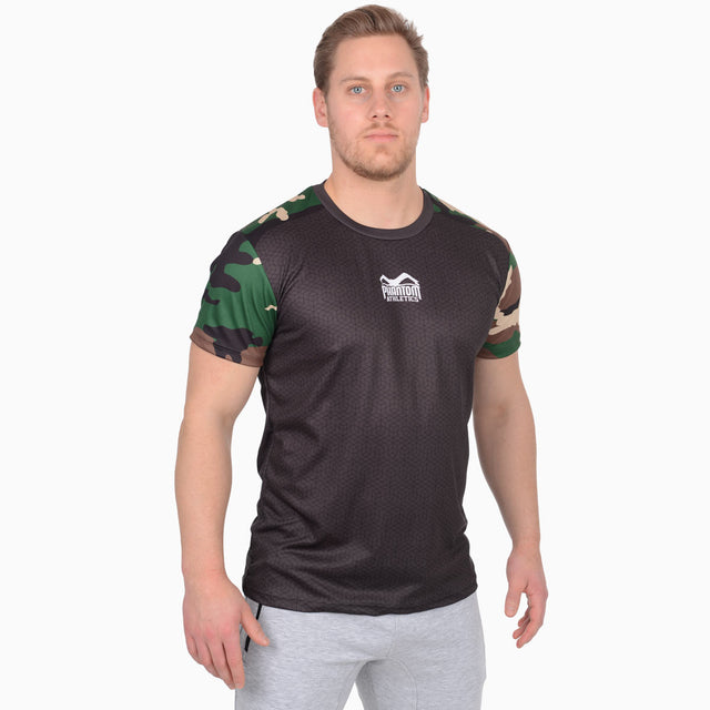 Tréninkové tričko Phantom Athletics EVO Camo – Woodland