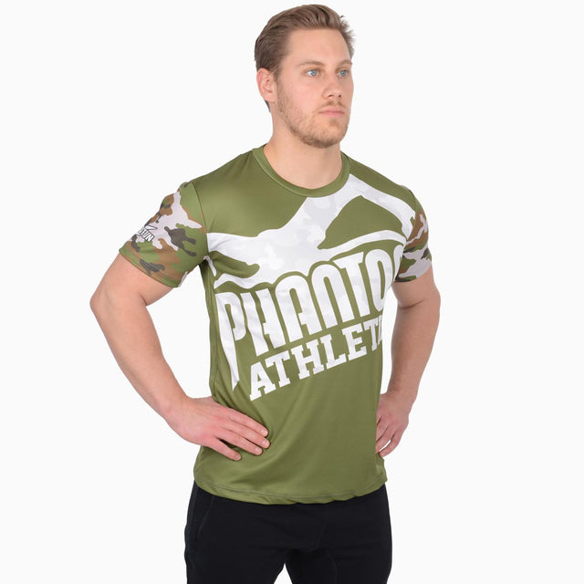 Phantom Athletics Trainingsshirt EVO Warfare – Army Camo