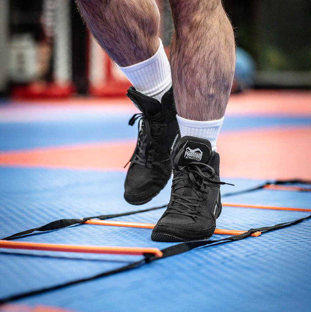 Phantom Athletics Ringerschuhe Tactic – Schwarz/Rot