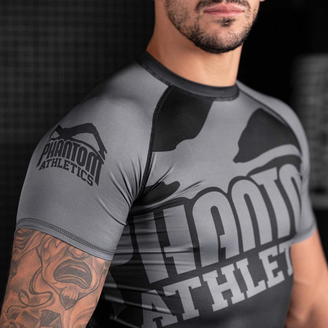 Phantom Athletics Rashguard Supporter – Black/Grey