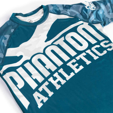 Phantom Athletics Rashguard Warfare – Marinblå kamouflage