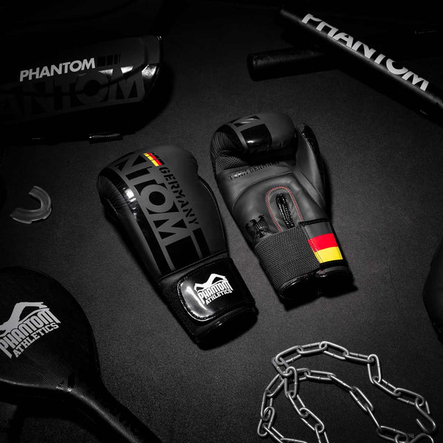 Luvas de boxe Phantom Athletics Germany – Preto