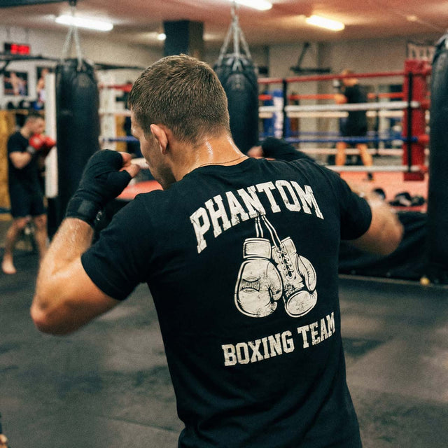 Phantom Athletics Trička Boxing Team – Černé