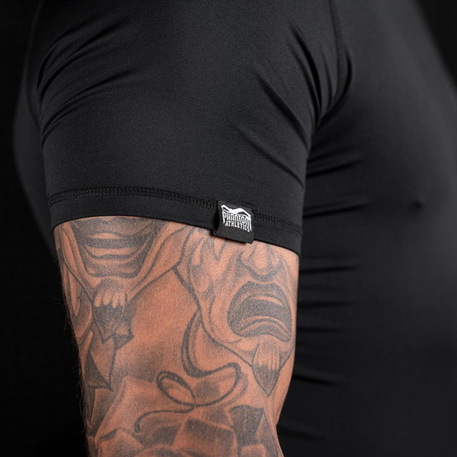 Phantom Athletics Rashguard Tactic Korta Ärmar – Svart