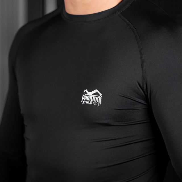 Rashguard Phantom Athletics Tactic Maniche Lunghe – Nero