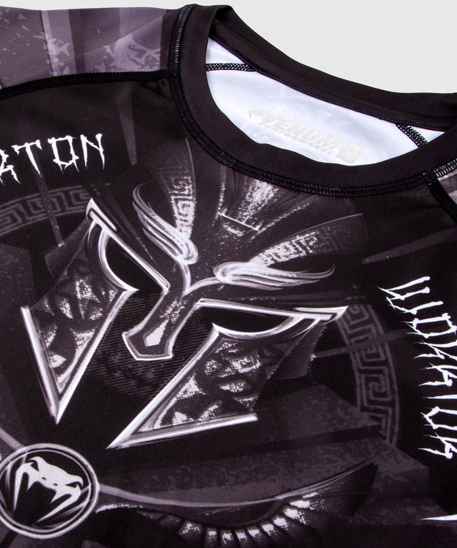Venum Gladiator 3.0 Rashguard – Černá/Šedá/Bílá
